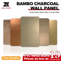 Panel de pared de carbón de bambú 1220*2440*5/8mm Retardante de llama de bambú de carbón de madera Eco-amigable de bambú de carbón de madera Panel de pared de metal para la renovación de hoteles y el hogar