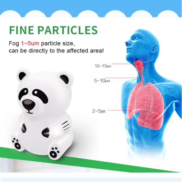 OEM ABS Mini Portable Nebulizer Machine Inhaler Medical Device For Kids