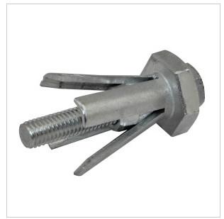 M16 Carbon steel  Zinc plated Hot dip Galanised Expansion threading Machine Anchor Bolt