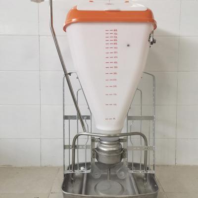 Altura automática molhada seca plástica do litro 1320mm do alimentador 110 do porco