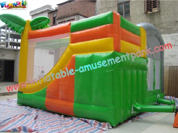 Outdoor Kids Inflatable Bouncer Slide Commercial Grade 0.55mm With PVC Tarpaulin