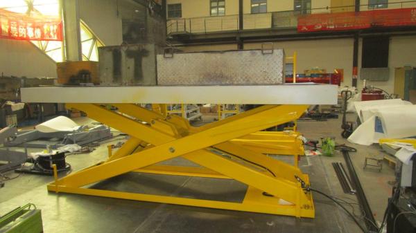 Explosion-Proof M4-040255-D2 Stationary Electric Hydraulic Single Scissor Lift Table Platform Cargo Lift
