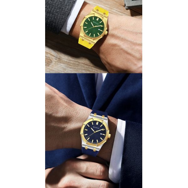 Premium Silver-white Men's Quartz Watch · 3ATM Water Resistant | Customizable Logo - OEM/ODM