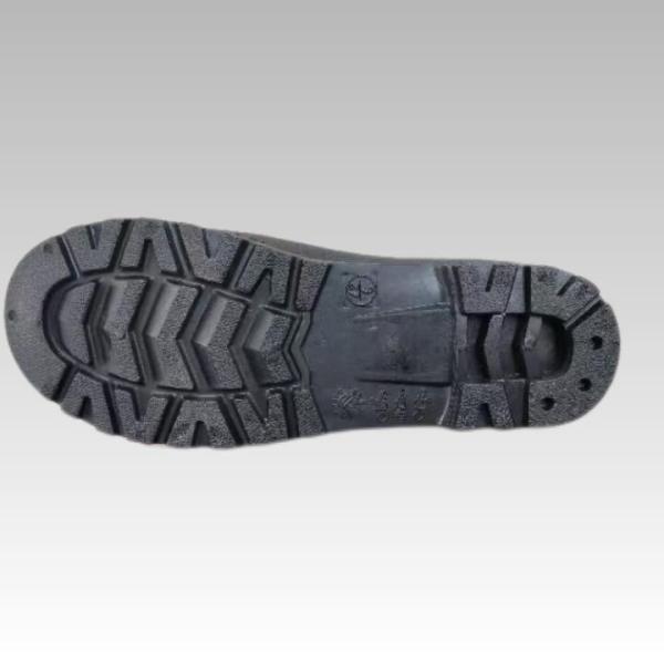 Oil Proofing Safety Rain Boots Black Women'S Steel Toe Rubber Boots