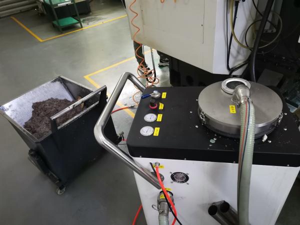 Pure Pneumatic Chip Sludge Removal Machine Sediment CNC Coolant Tank Cleaner