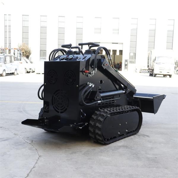 HTS380 Crawler Skid Steer Loader with 23hp Kubota Diesel Engine, 636mm Wheelbase, and Multifunctional Attachment System
