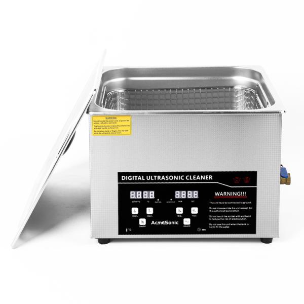 Stainless Steel Ultrasonic Cleaner with Adjustable Heating Powerful 360W Cleaning Solution