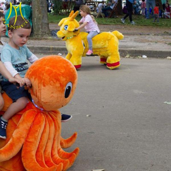Hansel plush animal electric riding animals for kids dinosaur for commercial use