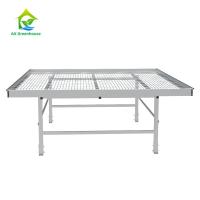 bancs de roulement Mesh Commercial Greenhouse Tables Seedbed de crèche en acier de 30*60mm
