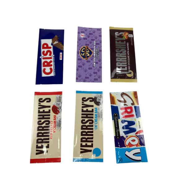 Alimentos Saco de Foca Lateral Snack Embalagem de Doces Chocolate Bar de Doces Embalagem personalizada Sacos de Doces de Foca Lateral Médio