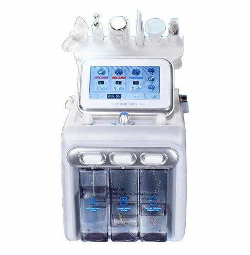 Portable 6 In 1 Hydro Dermabrasion Machine Multifunctional Facial Aqua Peeling Machine