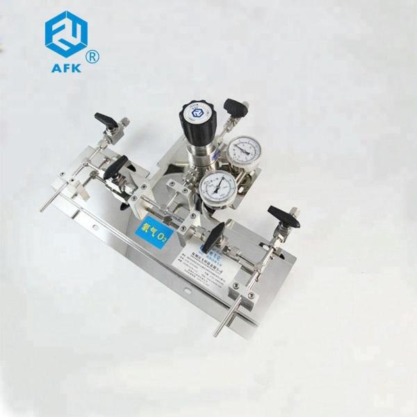 R1100 malaysia ss changeover nitrogen regulators, manual gas panel