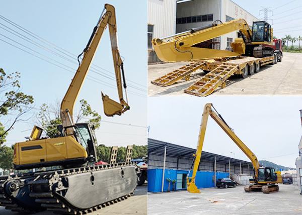 18m Long Reach Excavator Boom Heavy Equipment Long Arm For Cleaning Riverbed