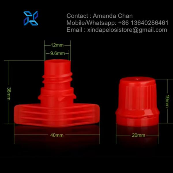 Venda Quente Bolsas de Plástico Para Líquidos,Colourful Plastic Spout And Cap For Milk Tea Poockaging