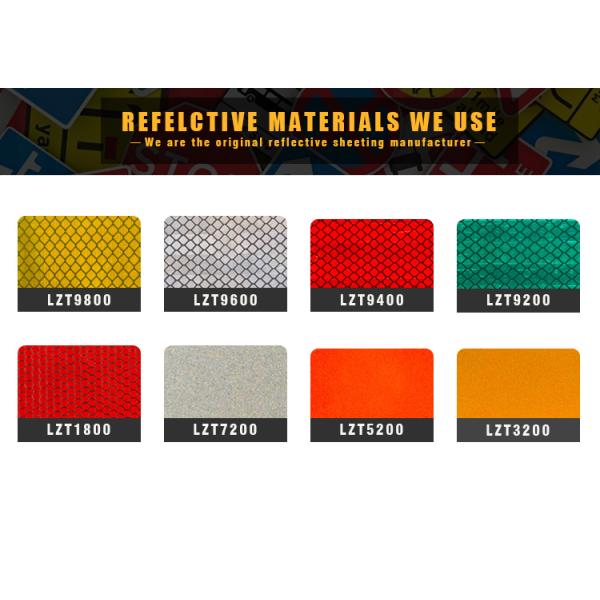 Пешеходный велосипед пересекает перед школьной зоной Ретро отражающие знаки безопасности 1 мм / 2 мм / 3 мм