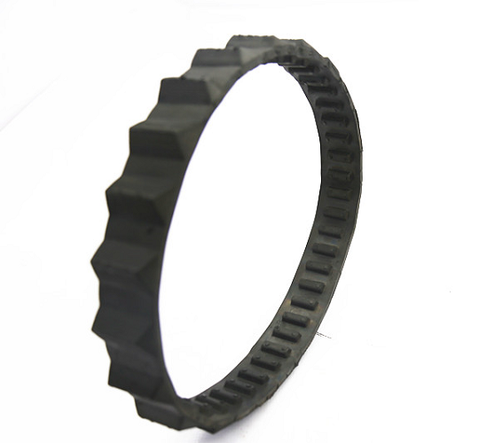 Anti Slip Robot Rubber Tracks Customized Size For Prototype Lawn Mover