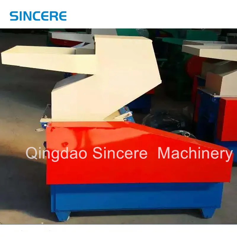 Máquina auxiliar de plástico LDPE de eje único Botellas de desechos Trituradora trituradora