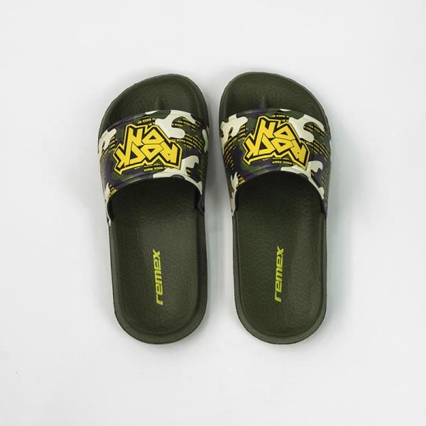Kids Flat Sole EVA Slide Sandal , 35EU Non Slip Slide On Shoes