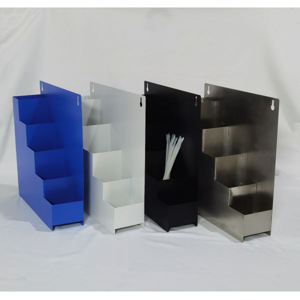 Blue Industrial Metal Iron Storage Box Cable Ties Organizer Box For German Market