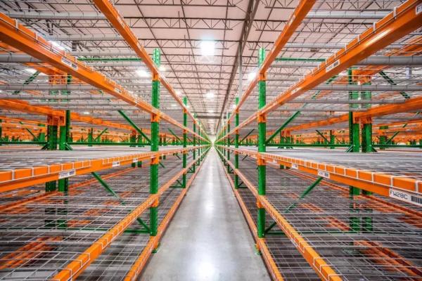 Estante de pallets de gran capacidad de almacén estructura simple personalizada