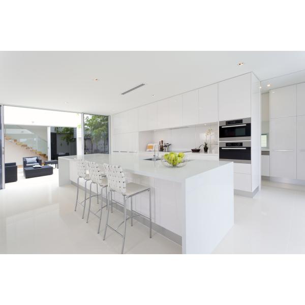 Кварца Кристл сопротивления выскальзывания плита искусственного белого каменная для Bathroomtop