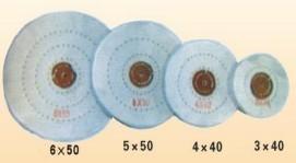 White Cotton Wheel Dental Lab Instruments Packed In 100 Pcs / Box