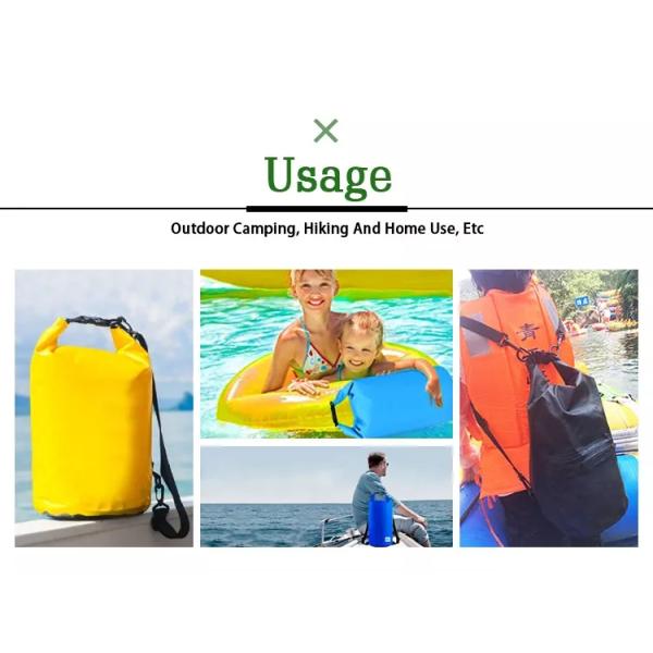 30L Dry Sack Camping Storage Bag Multicolor Portable Waterproof