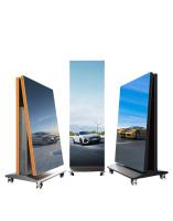 Affiche LED pliable avec P1.25mm Pixel Pitch 46kg Cabinet Taille 640x1920mm Pour la publicité dynamique dans les centres commerciaux