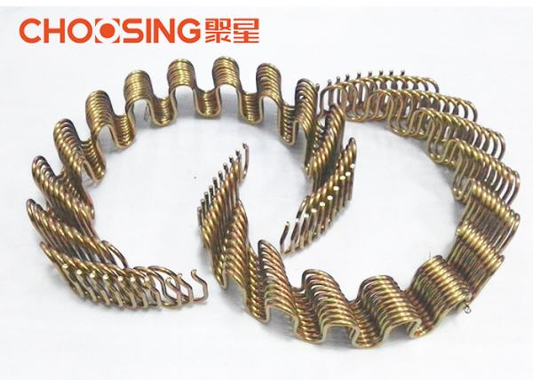 Round 3.8mm Upholstery Zig Zag Springs OEM Accepted High Tension Snake Springs