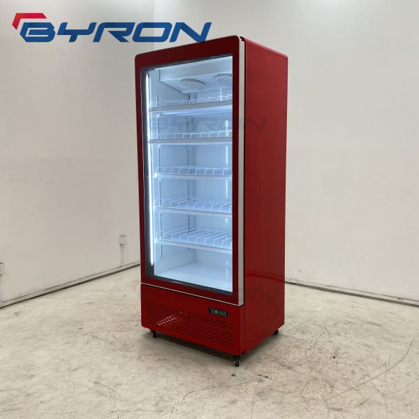 Freestanding Beverage Cooler Refrigerator Glass Fronted Drinks Fridge