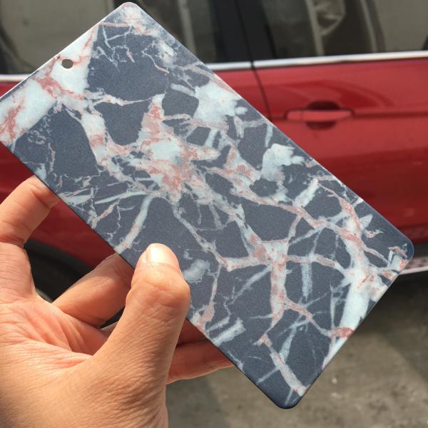Marble Effect Powder Coating Paint Scratch Resistant for Metal Surface
