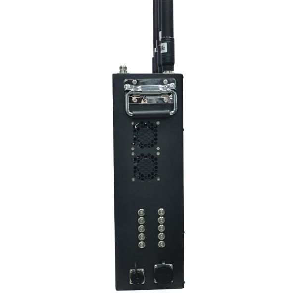 Backpack Anti Drone System With 70MHz-6000MHz Frequency 3KM Range 50W For UAV Jamming