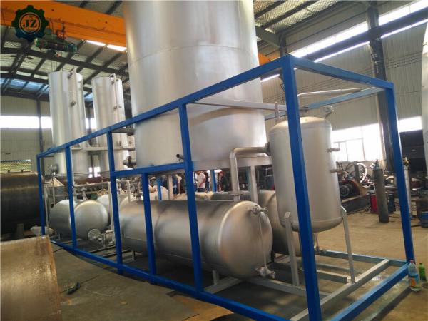 Destilação do óleo da pirólise do pneu do desperdício de 10TPD 15TPD 20TPD à planta de refinaria de petróleo diesel