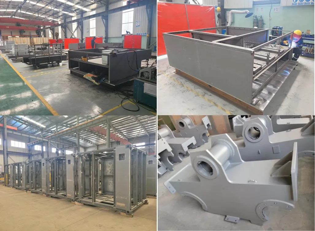 Heavy Machinery Welded Structures Large Steel Fabrication Customized
