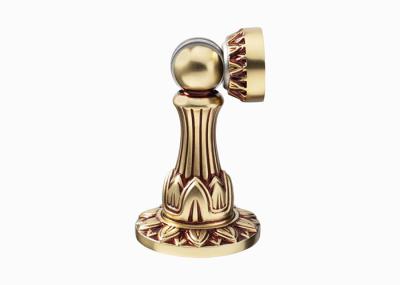 Home House Magnetic Door Stopper , 58mm 94mm Brass Door Holder Catch