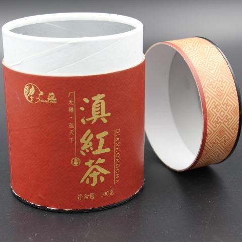 Customized Printing Cylinder Paper Tube Cardboard Packaging Boxes Round Paper Tube With EVA Insert For Glass Test Tube W