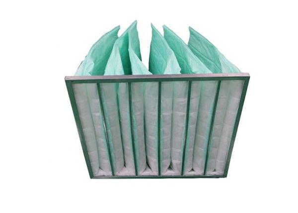 F9 95% RH Pocket Air Filter MAU HVAC Bag Filter 3200m3/H Airflow