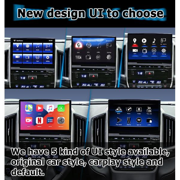 Коробка навигации андроида автомобиля для вида сзади etc youtube waze Carplay блока Тойота LC200 GXR Fujitsu Limited