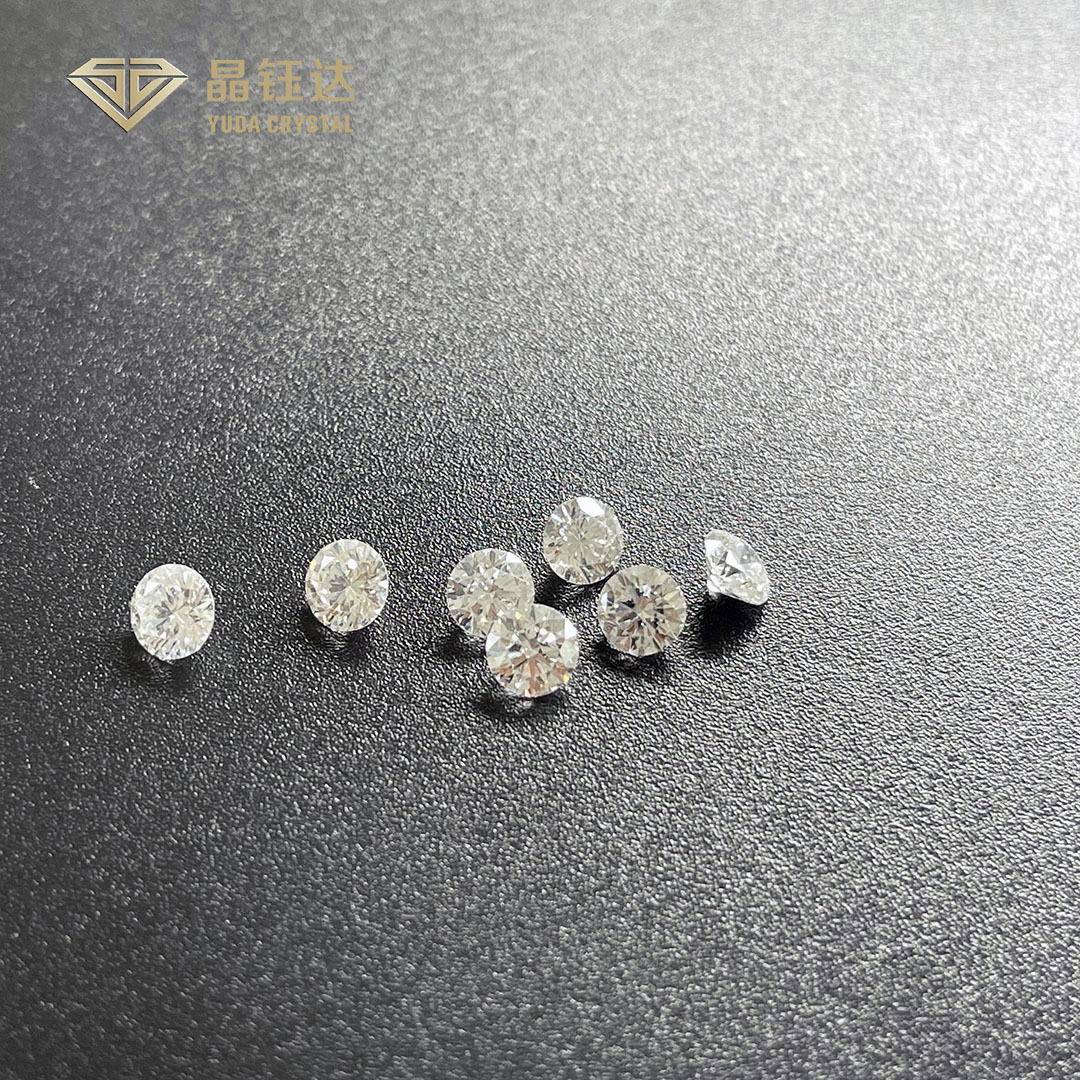 лаборатория 0.02ct 0.05ct создала отрезанный и отполированный указатель указателя 5 диамантов 2 белый