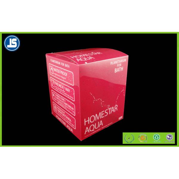 Коробка цвета ПВК складывая, красный цвет пластикового волдыря ПВК упаковывая для косметик