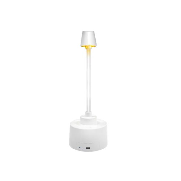 Modern LED Light Table Lamp Outdoor Indoor Rechargeable Cordless Simple Sleek