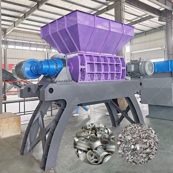 Broyeur de pneus à double arbre Xrido 55kW pour le recyclage