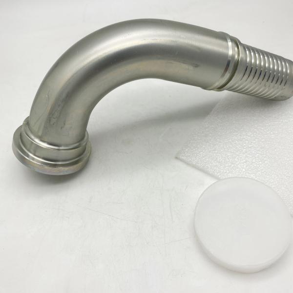 87392-16-16 90 Elbow Sae Hydraulic Hose Flange Fitting 3000 Psi