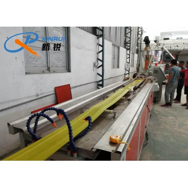 Double Screw 160kg/H 20m PVC Waterbar Production Line