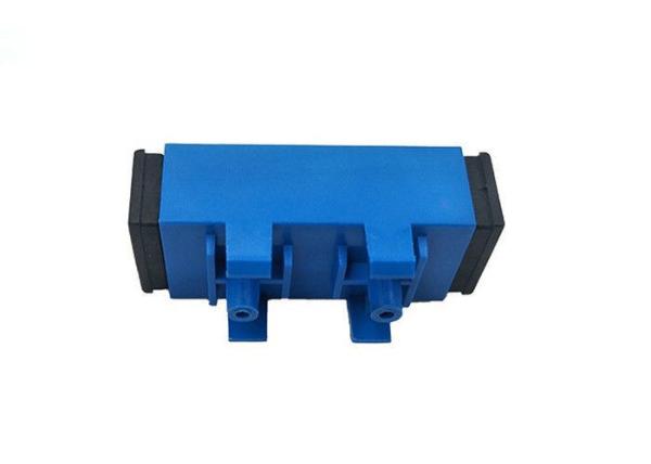 Low Insertion Loss SC UPC UPC  APC Single Mode with Plastic Foot Fiber Optic Adapter /Coupler