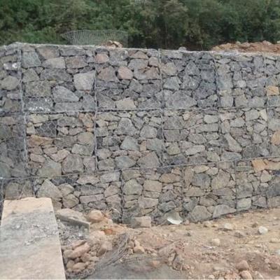 Galvanization 60x80mm 3mm Welded Gabion Baskets