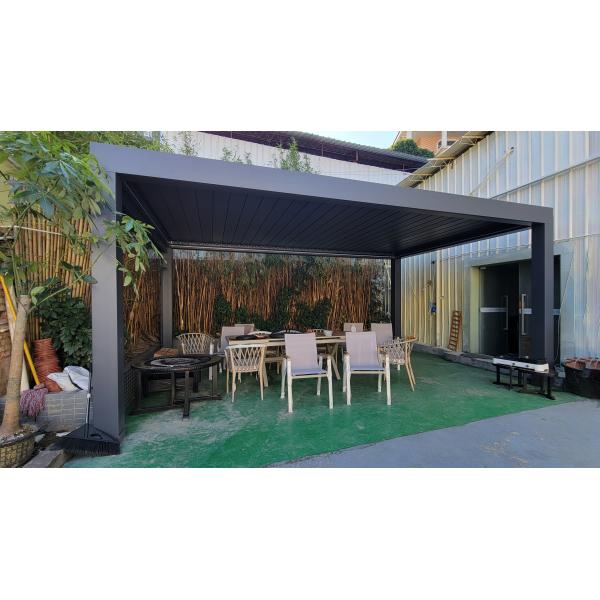 New technology outdoor motorized retractable pergola