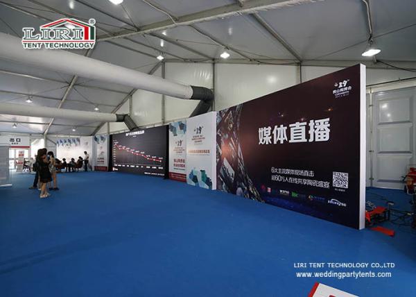 Water Resistant Festival Event Tent - Coated Textile Roof With 5 Years Warranty