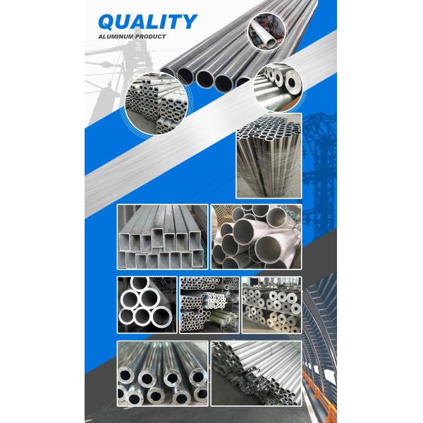 Mill Finished 6061 Aluminum Pipe Decorative 1.5 Inch Aluminum Square Tubing