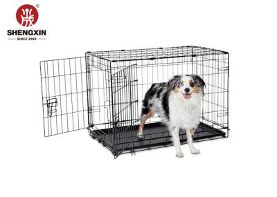 Black Stackable Dog Cages For Large Dog Rustproof